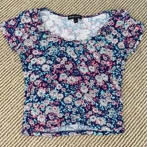 Floral crop top